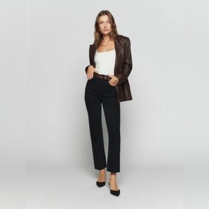 Reformation Cynthia High Rise Straight Jeans (Size 23)